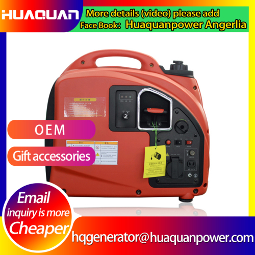 2kw digital inverter gasoline generators portable silent generator