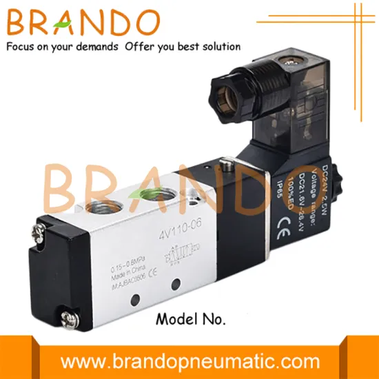 AirTac Type 4V110-06 1/8'' Single Solenoid Pneumatic Valve