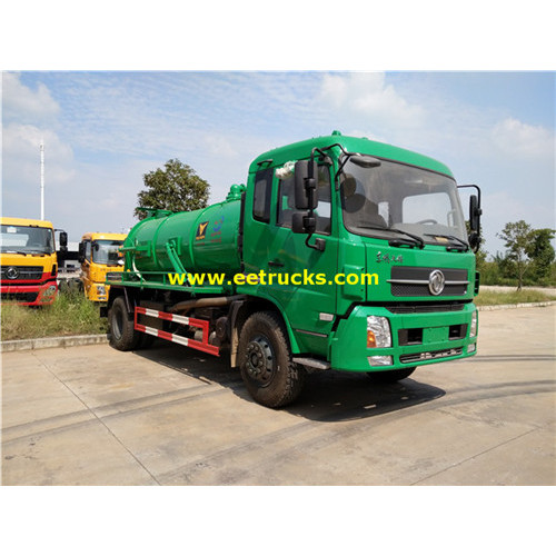 9000L 180HP Sewage Suction Tank Trucks