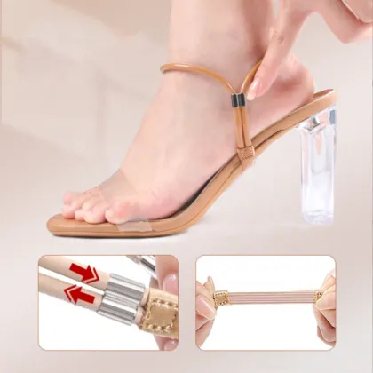 Detachable Elastic Ankle Shoe Straps for Secure High Heels