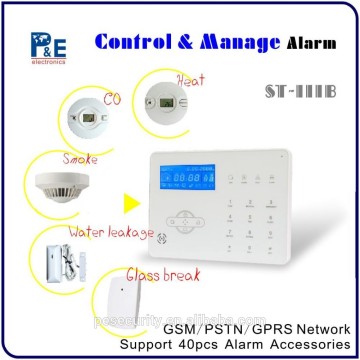 Wireless home security alarm system