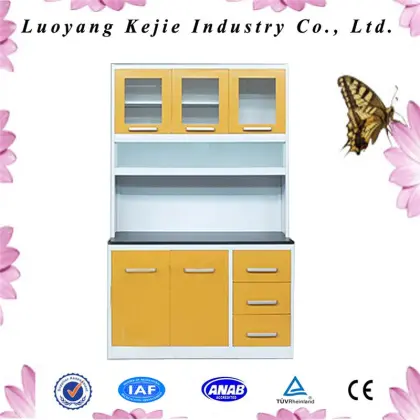 New design oppein kitchen cabinets artificial coral stone stainless steel kitchencabinet door with great price