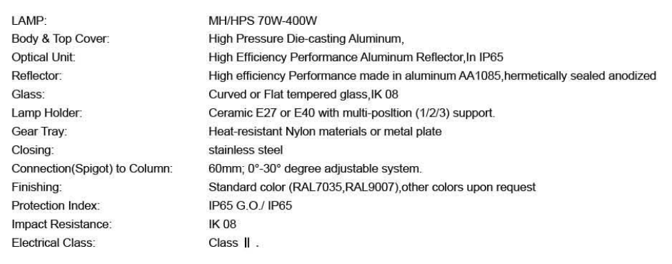 250W 400W Sodium lights - 005