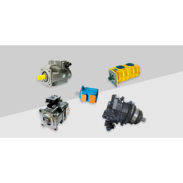 Hydraulic gear pump double gear pumps