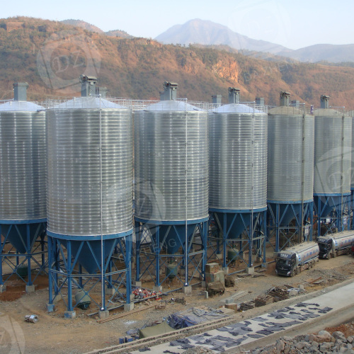 Заварени стоманени табели силози за металургичната индустрия