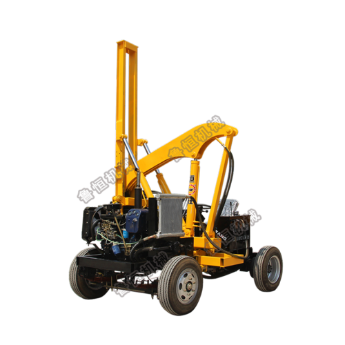 Highway Round Shape Guardrail Pile Driver