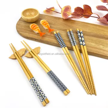 Custom High-Quality Elegant Bamboo Chopsticks Gift Set for Japanese Sushi