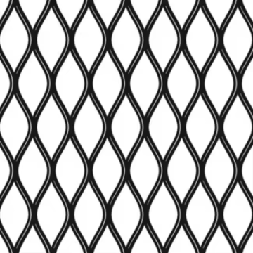 Aluminum expanded metal sheet/mesh for decorative products