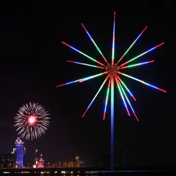 Outdoor Wedding LED Firework Lights for Square Events and Garden Decor