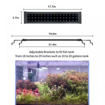Lumière LED d&#39;aquarium à poissons populaire à vendre