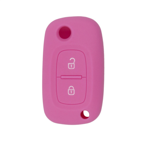 Hot debossed silicon car key cover for Renault