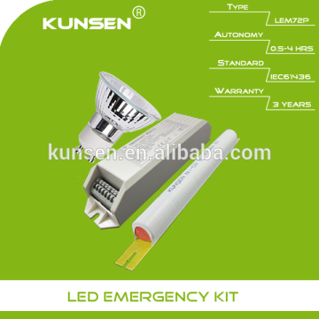 Halogen Emergency conversion kit with 6V battery pack