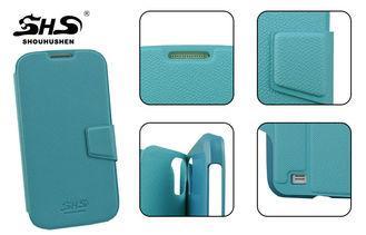 Galaxy S4 i9500 Leather Cell Phone Cases Scratch - resistan