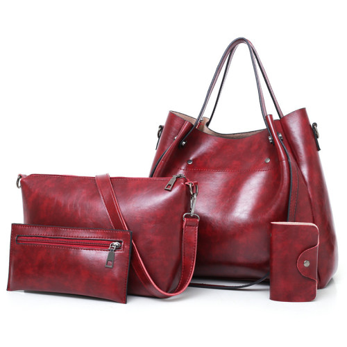 Small handbag side shoulder ladies-bag with metal buckle