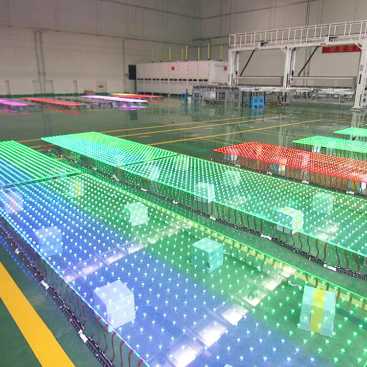 LED Luminous Lamination Lighting Glass Building Decoration