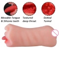 Movable Tongue pussy Masturbator Sex Vaginal Products