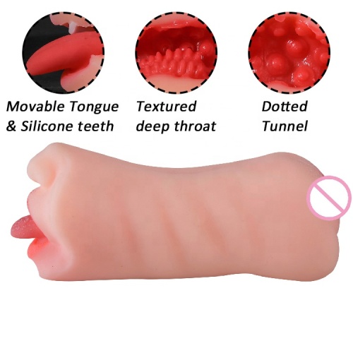 Movable Tongue pussy Masturbator Sex Vaginal Products