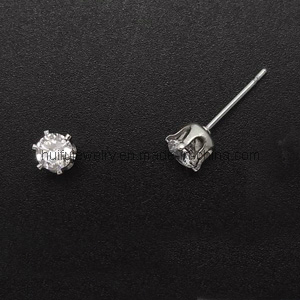 Stainless Steel Cubic Zircon Stud