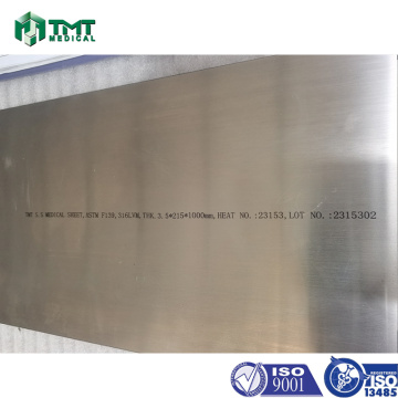 ASTM F139 316LVM Stainless Steel Plate