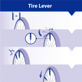 Outil de levier de pneus pour le levier de pneus de vélo à vélo