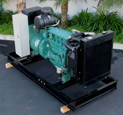 240kw Single Bearing Volvo Diesel Generator , Tad940ge