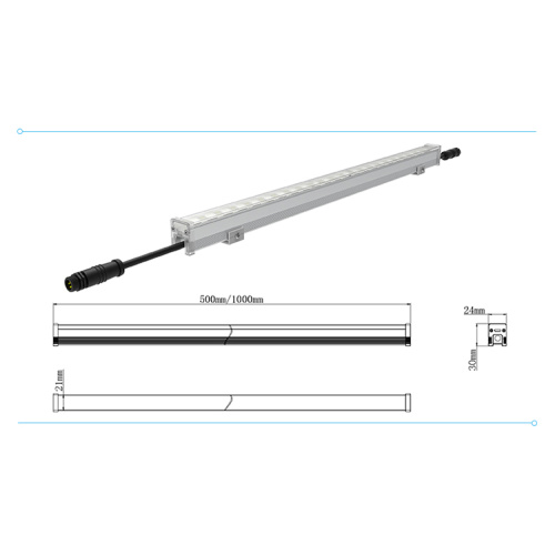 architectural lighting adjustable dimmable linear led light