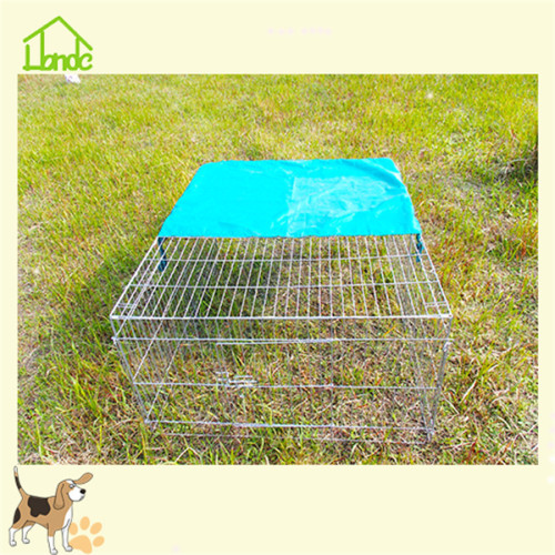 Foldable rabbit cage hot dip galvanized pet cage