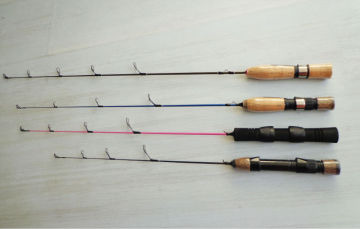 Fiberglass Pretty Ice Fishing Rod,Solid Ice Fishing Rod
