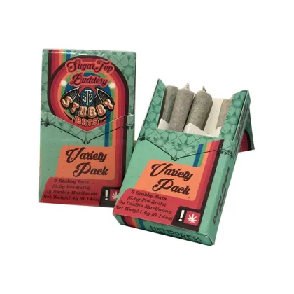 Vape cartridge packaging display paper box hemp packaging