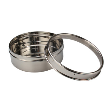 Stainless Steel Cookie Canister with Transparent Lid