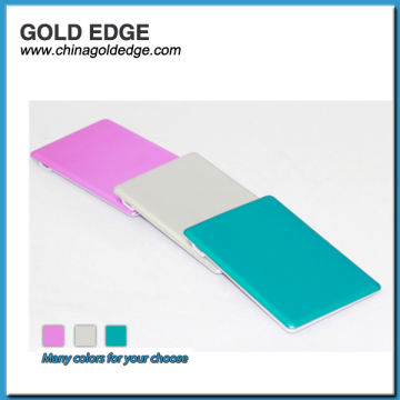 Thin Credit Card Power Bank in Pocket Size Standby Charger Li-Battery