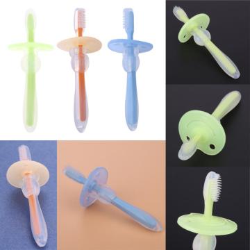 1pc Kids Soft Silicone Training Toothbrush Newborn Baby Children Dental Oral Care Tooth Brush Tool Baby Teething Teether Care