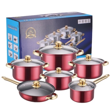 2023 Hot Sale Stainless Steel 12 Piece Cookware Set - Wholesale Factory Outlet