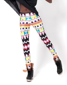 Milk Silk Geometric Print Digital Star Sky Casual Fashion Tight Leggings 9530