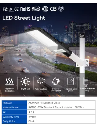 QILI Smart LED Street Light - All in One 50W to 250W