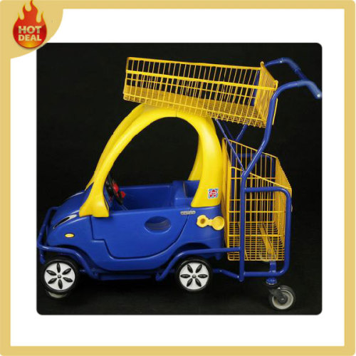 Metal Supermarket Child Shopping Cart for Sale