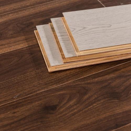 Modern style light grey 3-ply engineered oak flooring