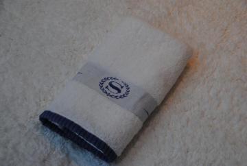100% cotton yarn dyed satin drill hand towel