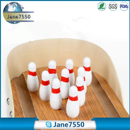 Wooden mini bowling/parent-child/interactive game