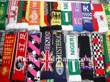 Knitting Football Fans Scarf
