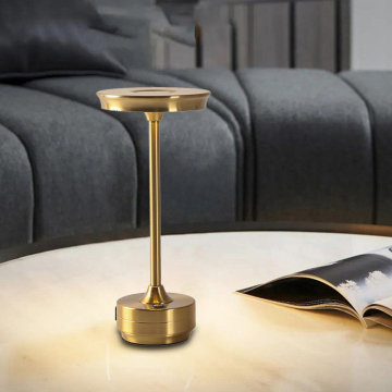 Metal Touch LED Desk Lamp with Charging Station and Eye Protection