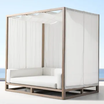 Outdoor Sun Bed & Luxury Garden Furniture Set