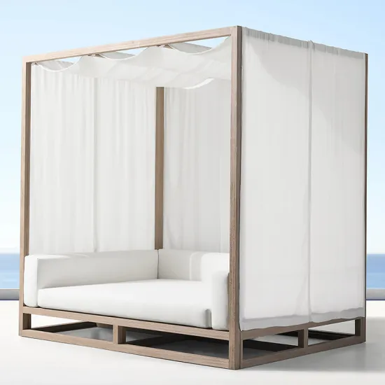Outdoor Sun Bed & Luxury Garden Furniture Set