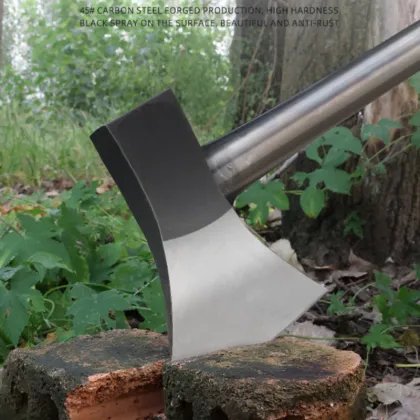 Custom Distinctive Burn Marks Axe: High Carton Steel Hunting and Camping Axe from China Manufacturer