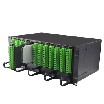 19 inci 144 port sc bingkai pengedaran optik - Rak Mount ODF Fiber Optic Panel Panel