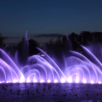 stainless steel floor dryland fountain