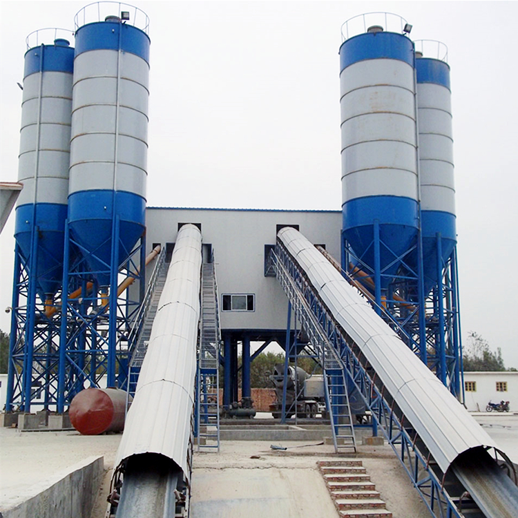 180m3/h Ready-mix Belt Type Concrete Plant Machine