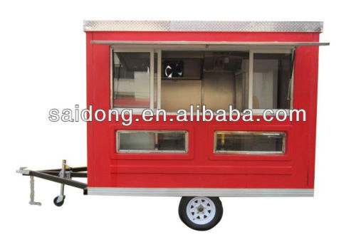 2014 new type mobile food van/food vending trailer