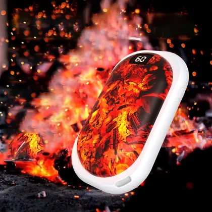 Rechargeable Hot Hand Warmer with Pocket Design - Green Heater for Household Electronics