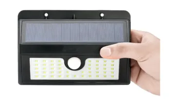 0.55W wall mounted motion sensor solar led street lighting with IP65